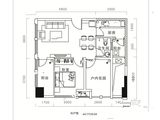 天祺佰潮汇_1室1厅1卫 建面64平米