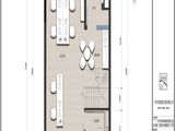 君立国际（商用）_一期标准层loft创意办公室首层平面图 建面0平米