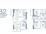 保利中航城_4室2厅3卫 建面126平米