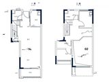 保利中航城_1室2厅2卫 建面94平米