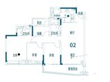 奥园誉湖湾_3室2厅2卫 建面125平米