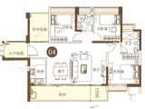 誉峯名门_3室2厅2卫 建面110平米