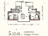 祥圣富地_5室2厅4卫 建面199平米