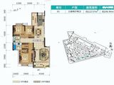 雅廷湾_3室2厅2卫 建面122平米