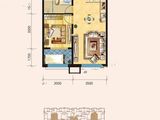 御泉公馆_1室2厅1卫 建面54平米