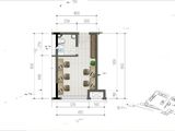 融创国博城商铺_1室0厅1卫 建面35平米