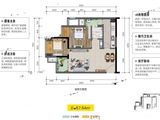 财信新界_2室2厅1卫 建面67平米