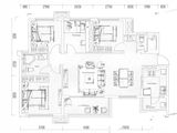 万科时光润园_4室2厅2卫 建面110平米