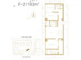 保利天悦_F2户型 建面183平米