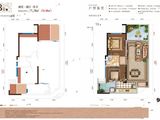 三里花城_2室2厅1卫 建面72平米