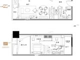 武汉美桥富力广场_2室2厅2卫 建面68平米