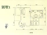 华浮宫桂园_别墅1 一层平面 建面0平米