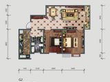 林河春天2期爱度筑区_2室2厅1卫 建面93平米