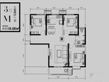 林河春天2期爱度筑区_3室2厅1卫 建面118平米