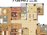 佳源东方都市_6室2厅3卫 建面203平米