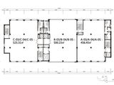 润江总部国际大厦_1#F3-5户型平面图 建面1481平米