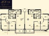 恒大龙江翡翠_3室2厅1卫 建面90平米