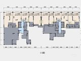 奥园城市天地_02栋底层商铺平面图负1层 建面205平米