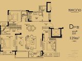 璀璨绿翠花园_4室2厅2卫 建面129平米