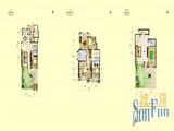 8哩岛_A户型(下叠边户型)(售罄) 建面271平米