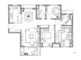 宝业爱多邦_3室2厅2卫 建面95平米