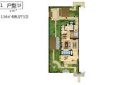 天健萃园_4室2厅3卫 建面134平米