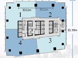 恒大中渝广场_1期2号楼8-14偶数层户型图 建面0平米