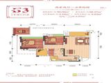 潼南瀚恩学府蓝湾_2室2厅1卫 建面90平米