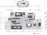 潼南博宁新天地_3室2厅1卫 建面99平米