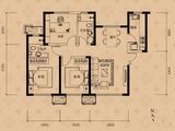 天房天泰_3室2厅2卫 建面115平米
