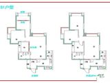 中铁骑士府邸_2室2厅2卫 建面78平米