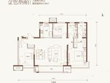 紫薇大都会_3室2厅2卫 建面130平米