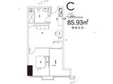 恒大中央广场_C户型图85平 建面85平米