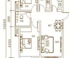 斌锋观邸_3室2厅1卫 建面84平米