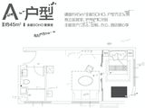 美的置业广场_1室1厅1卫 建面45平米