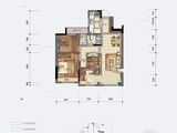 融创江南桃源_3室2厅1卫 建面89平米