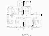 大发融悦四季_4室1厅2卫 建面128平米