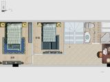 恒风嘉恒公寓_2室2厅1卫 建面57平米