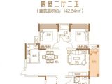 天嘉天樾_4室2厅2卫 建面142平米