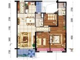 华耀碧桂园十里江湾_3室2厅2卫 建面115平米