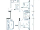 中天北湾新城_2室2厅1卫 建面86平米