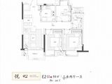 万科璞悦里_3室2厅1卫 建面89平米