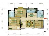 四通南城学府_2室2厅1卫 建面104平米