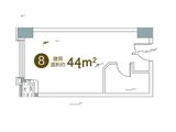 鲁商铂悦公馆_1室1厅1卫 建面44平米