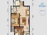 梧桐学府_2室2厅1卫 建面81平米