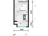 福园云墅_1室1厅1卫 建面50平米