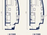 汇智中心_2室2厅2卫 建面66平米