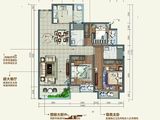 大余奥园广场_3室2厅2卫 建面116平米