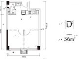 五矿新里_2室1厅1卫 建面56平米