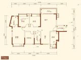 宏远帝庭山_4室2厅2卫 建面116平米